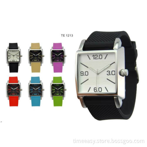 2014 New Design Noble Elegant Square Qualified Quarz Watch (TE-1213)